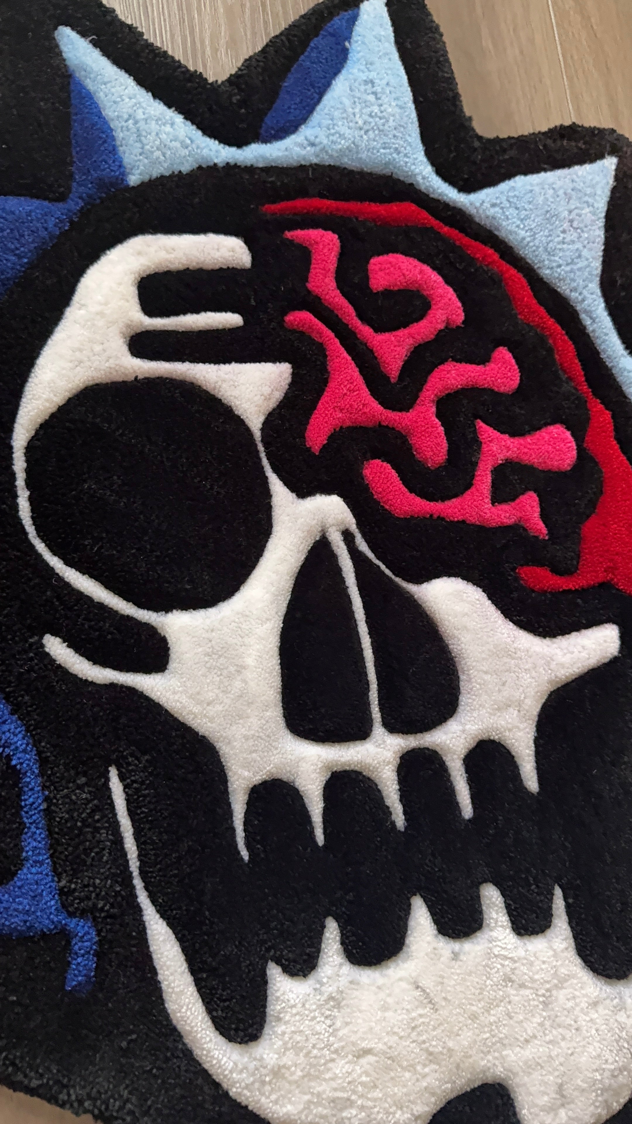 Rick skeleton custom rug (ON HAND)