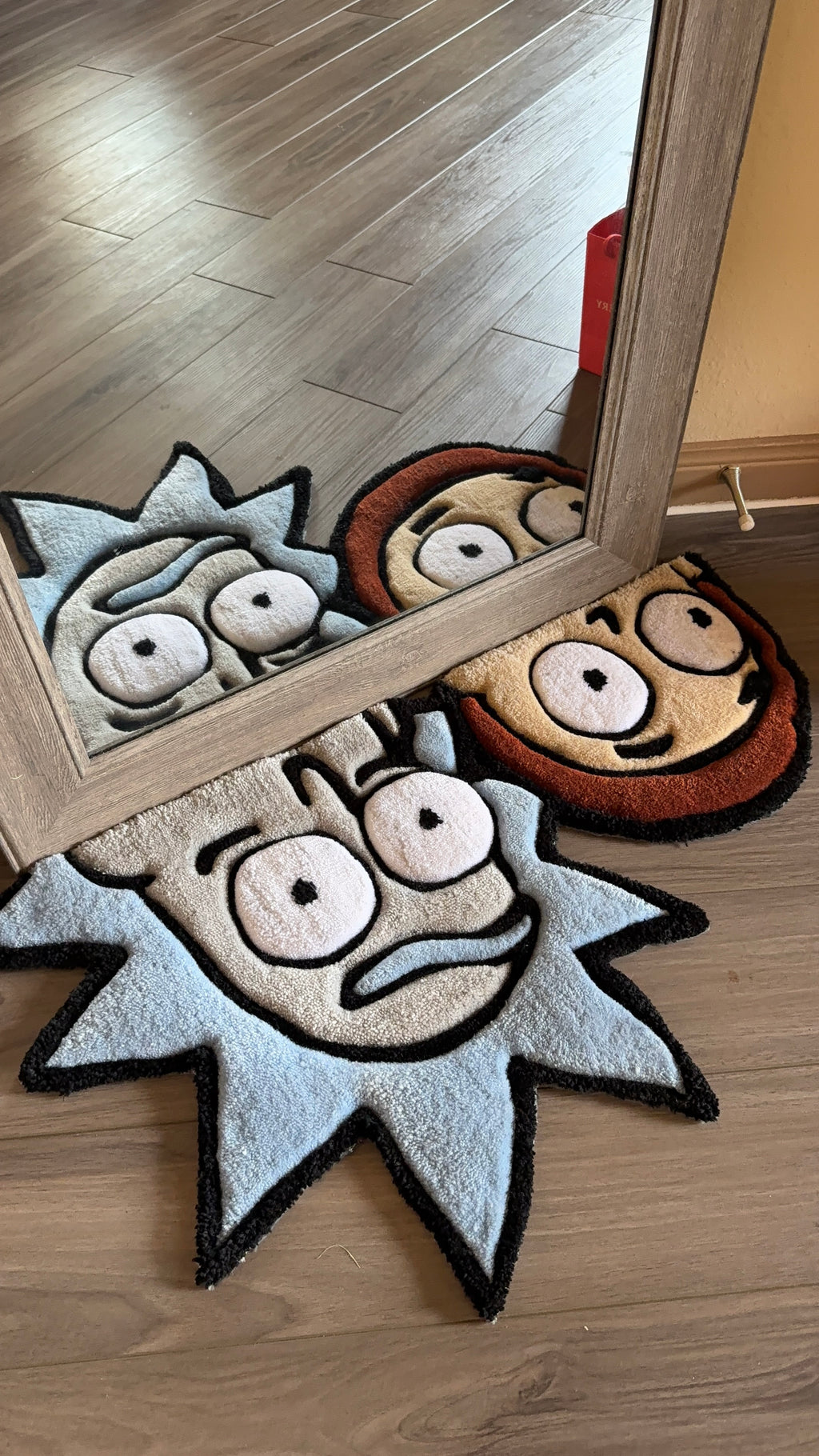 Rick and Morty half rug (PRE ORDER)