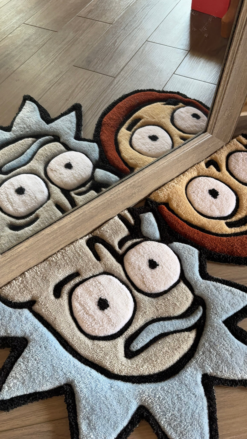 Rick and Morty half rug (PRE ORDER)