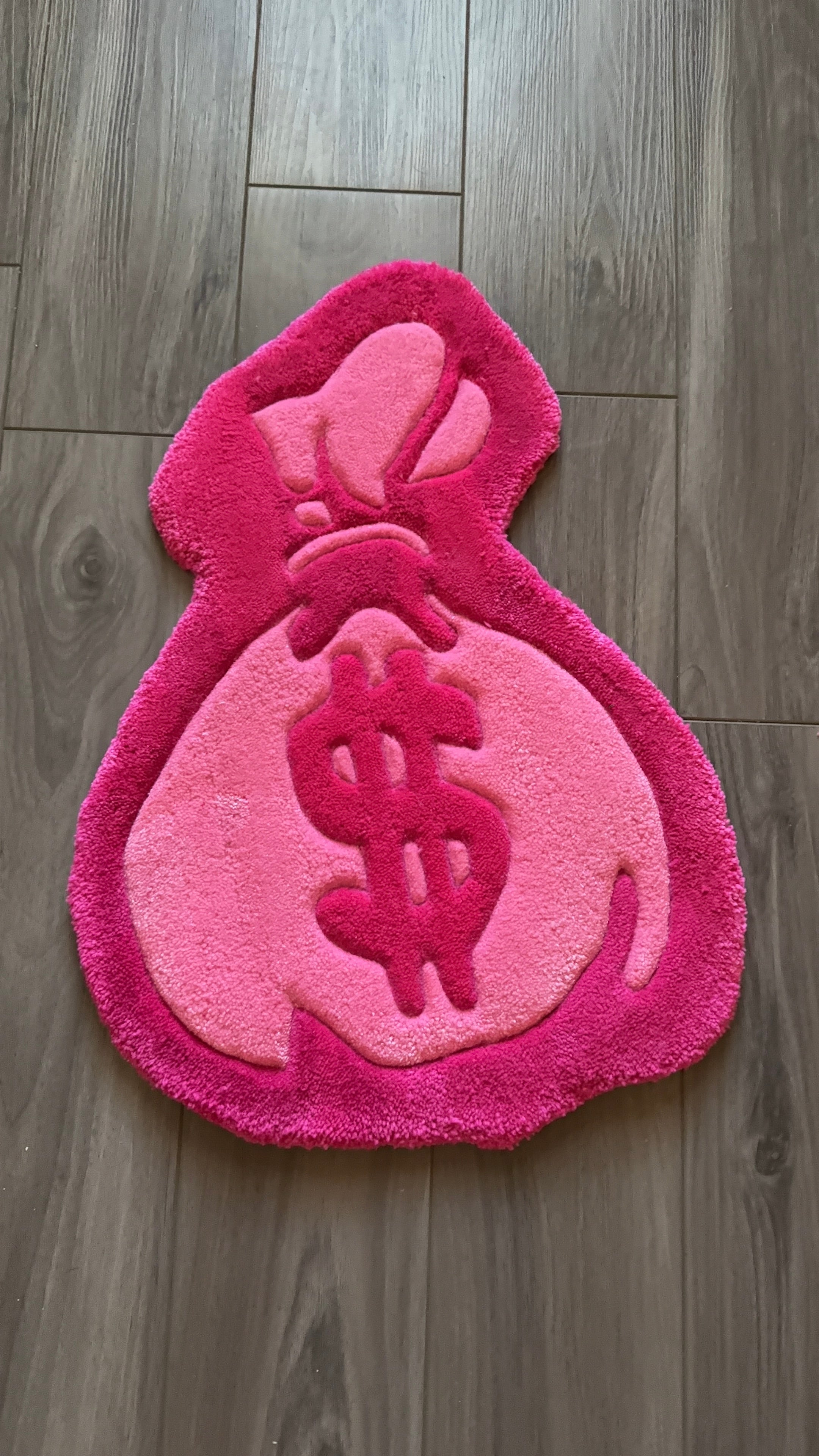 Pink money bag (ON HAND)